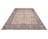 9x12 Gray Blue Aryana Afghan Hand Knotted Veg Dye Wool Area Rug